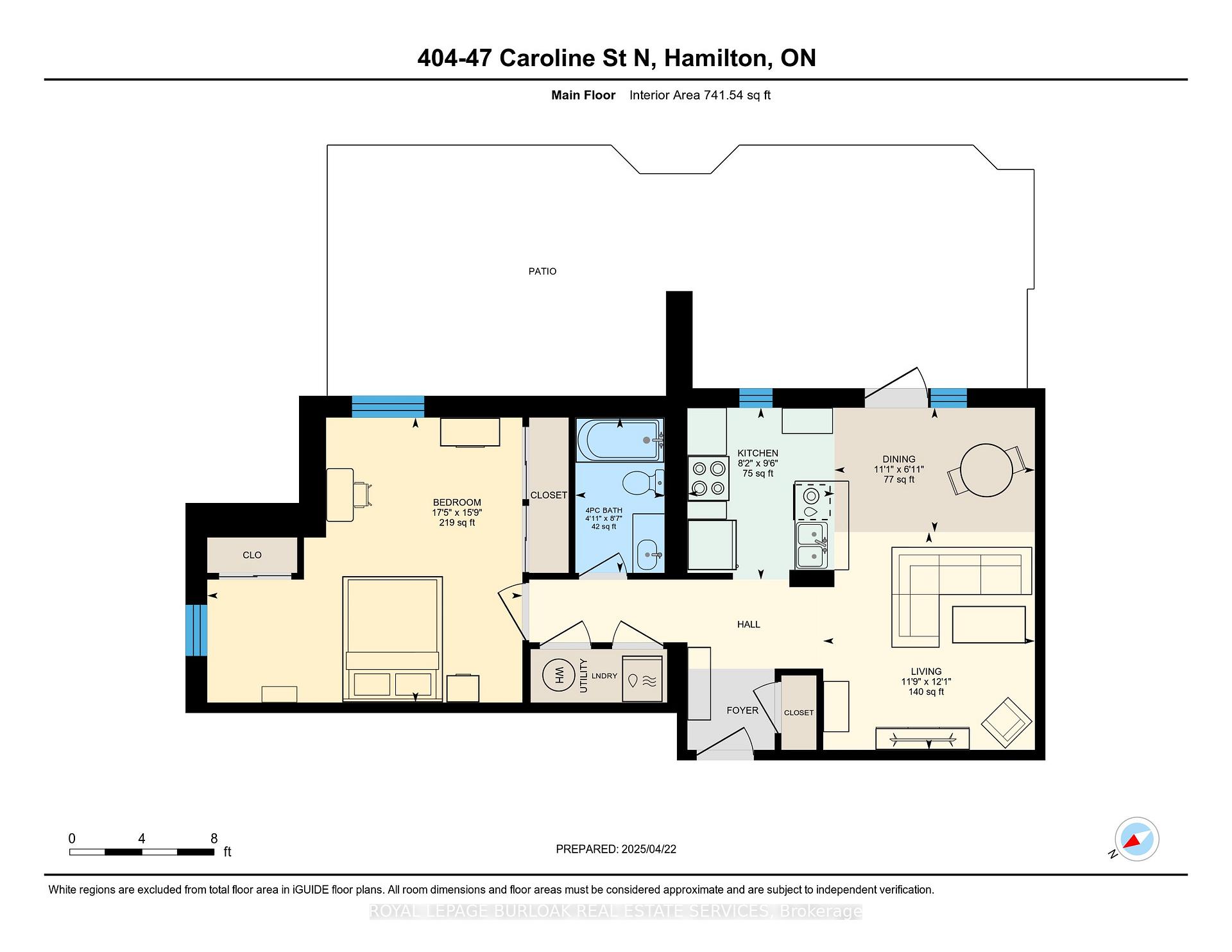 1 Bedroom Condo at 47 Caroline,  Hamilton For sale