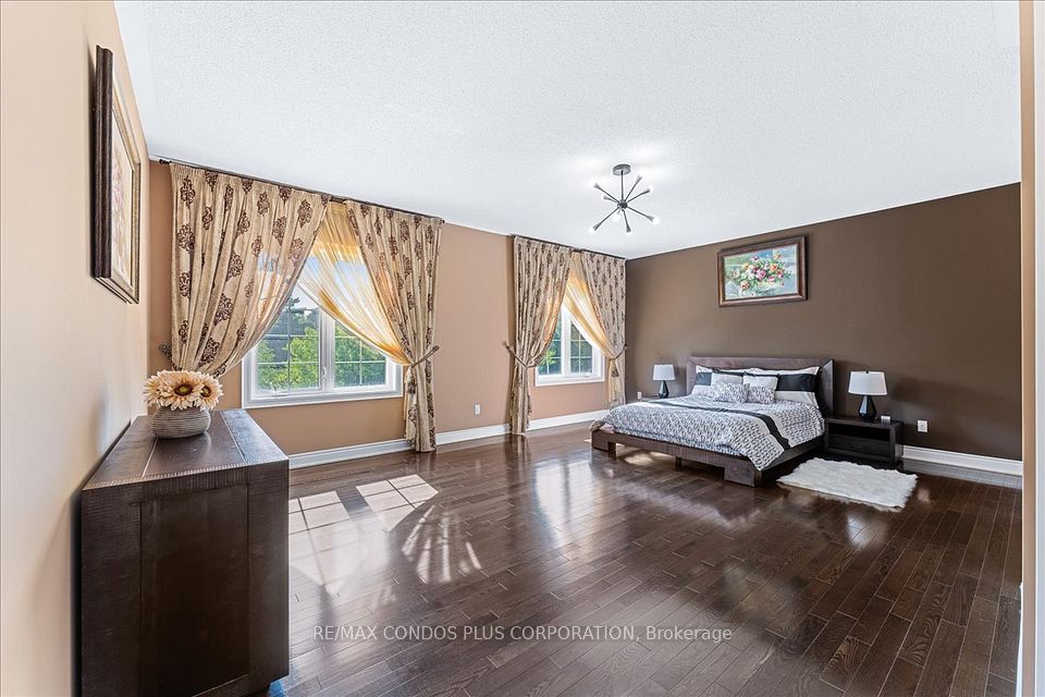 Spacious Master Bedroom with Ravine View