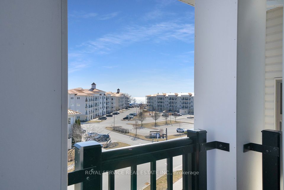 View to south with partial views of Lake Ontario