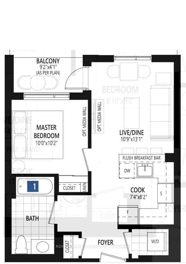 1 Bedroom Condo at 95 Dundas, Oakville For sale