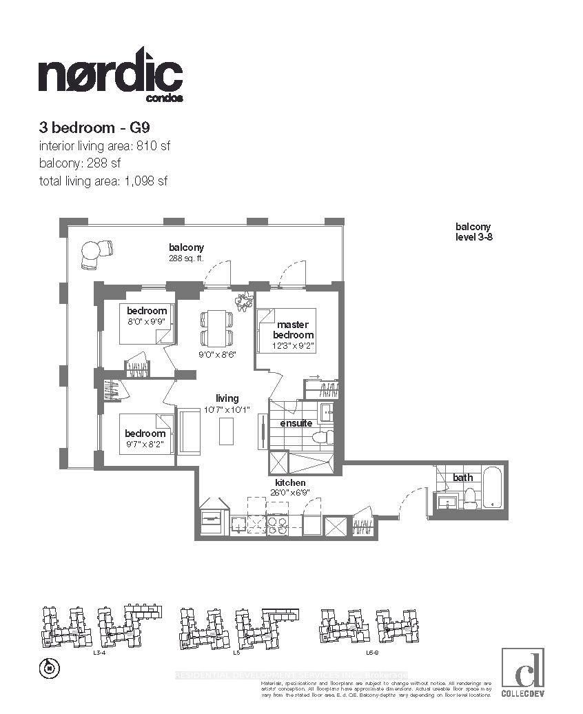 3 Bedrooms Condo at 500 Wilson,  Toronto For sale