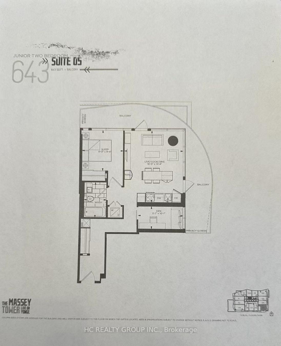 2 Bedrooms Condo at 197 Yonge, Toronto For sale