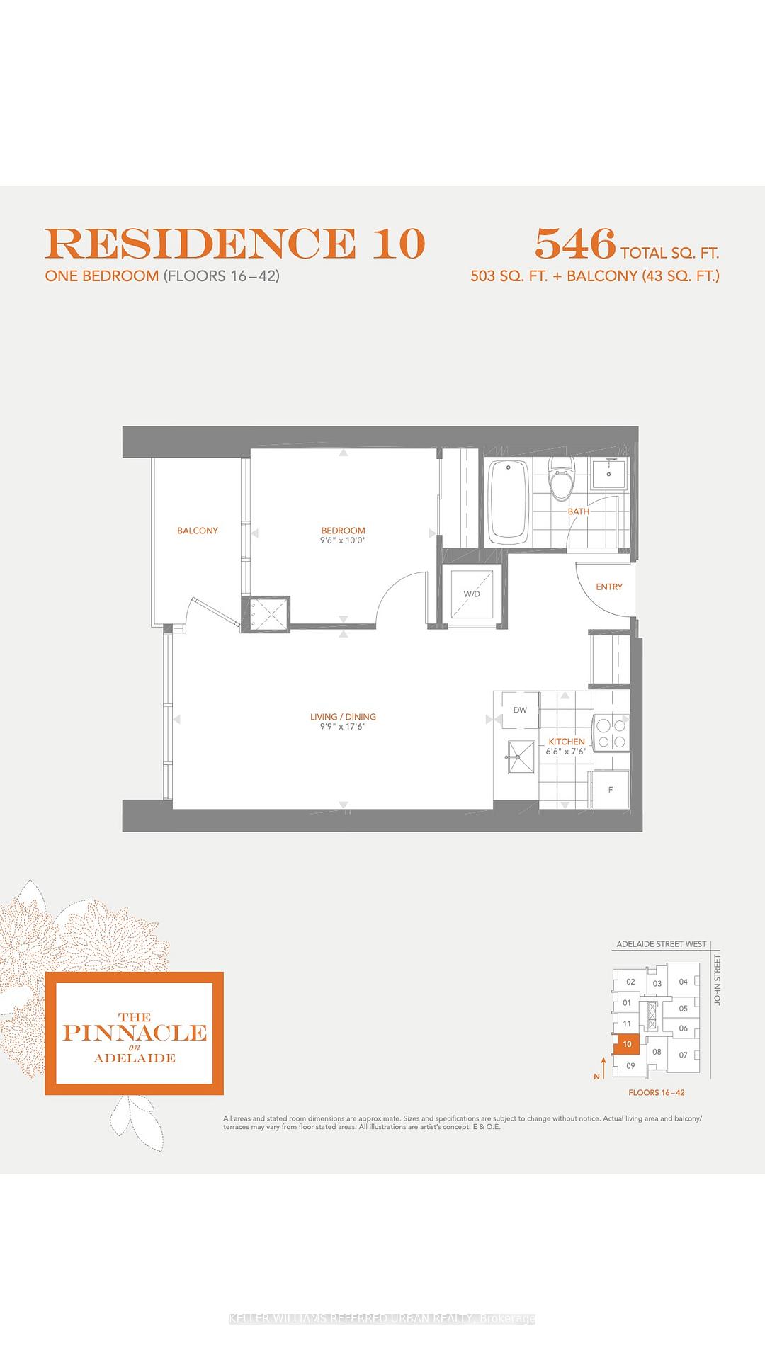1 Bedroom Condo at 295 Adelaide, Toronto For sale