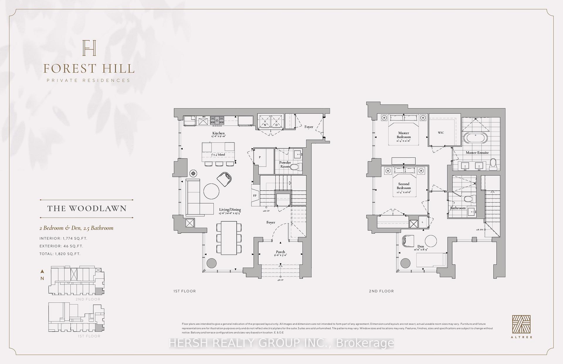 3 Bedrooms Condo at 2 Forest Hill,  Toronto For sale