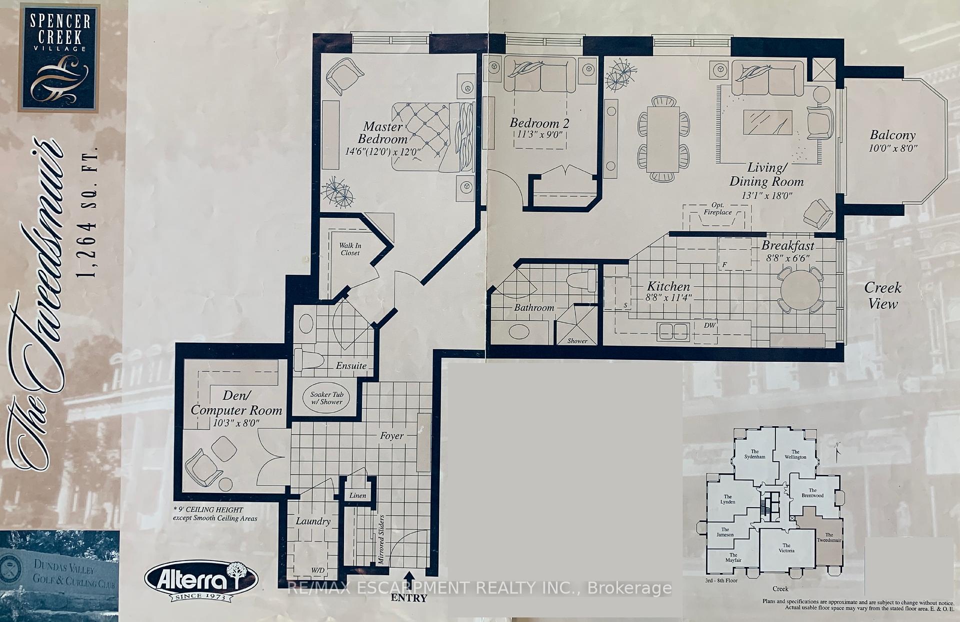 2 Bedrooms Condo at 4000 Creekside, Hamilton For sale