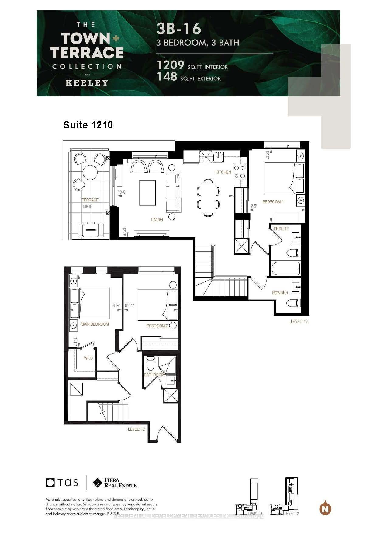 3 Bedrooms Condo at 3100 Keele,  Toronto For sale