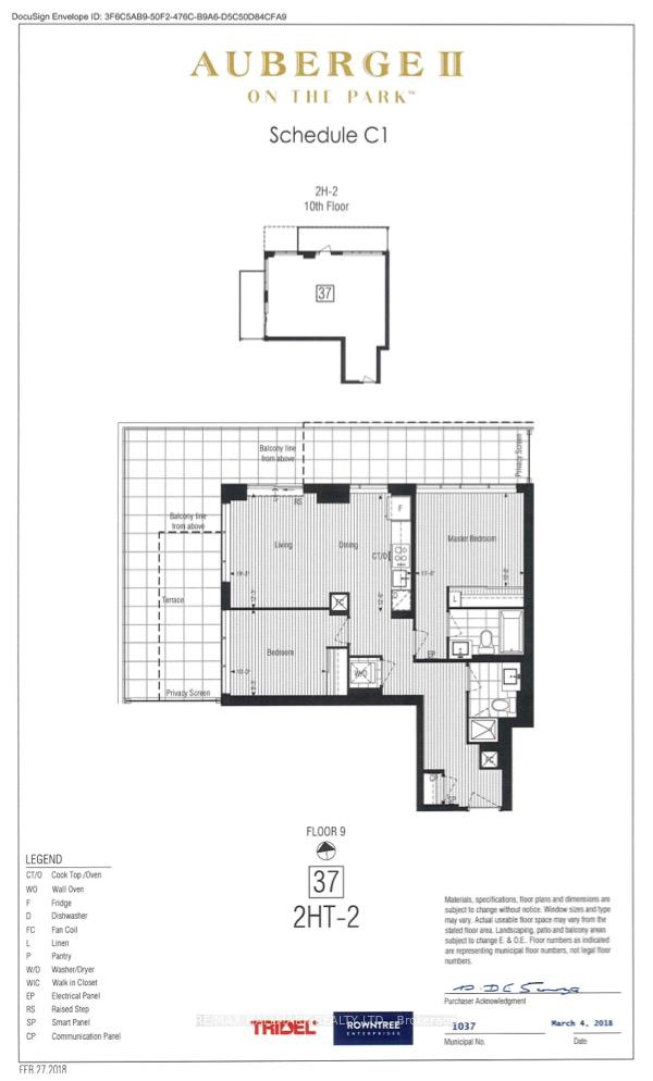 2 Bedrooms Condo at 20 Inn on the Park,  Toronto For sale