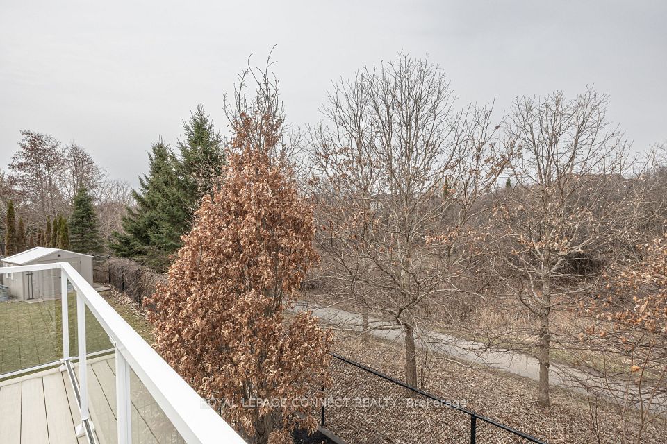Deck overlooks. walking trails.