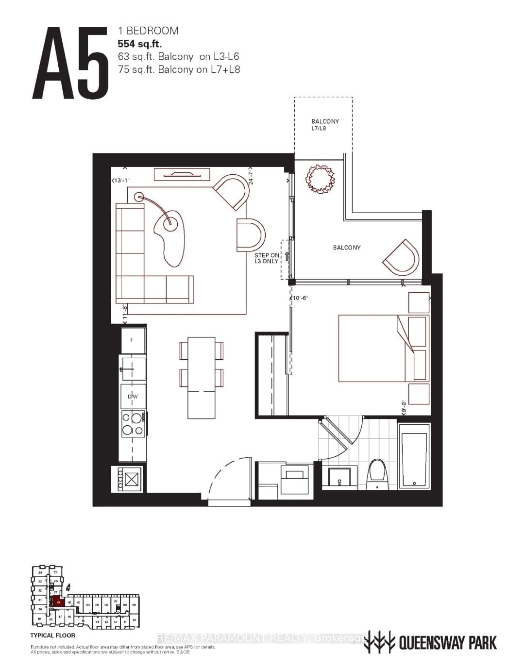 1 Bedroom Condo at 7 Smith, Toronto For sale