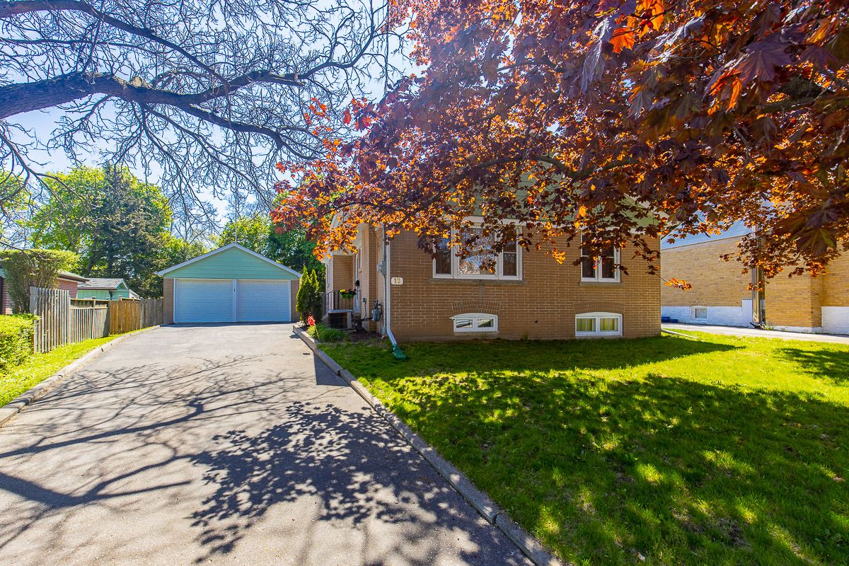 12 Canham Crescent Toronto E07, Ontario Welcome to this Solid Custom-Built Detached Bungalow for Builder Themselves' Living! Situated a Premium Pie Shaped Lot in the Sought After Community of Agincourt! One of the Best Lot Size in the Neighborhood with a 50 ft Frontage (75 ft in Rear) by 170.69 Feet Deep! Approx. 2300 Sf Living Space w/ Partial Fin. Bsmt & Sep. Back Entrance To The Basement! In-Law Capability! Amazing Opportunity to Live, Renovate or Build your Dream Home Amongst Million Dollar Homes! Bright and Spacious Floor Plan Featuring an Open Concept Living and Dining Area, Kitchen Overlooking the Side Yard & double-garage Area! Surrounded by Matured Trees! 3+1 beds with Pie-Lots Fill W/Natural Light! Partial Finished Basement with the 4th Bedroom Combined W/Rec., Mud Room, and Large Recreation/Entertainment Area with Lots of Storage Space! 2 Car Garage w/Garage Opener! No Sidewalk! Extra Long Driveway can Park 6 Cars! Great location, walking distance to public transit, minutes to Go Train, top ranking schools/French immersion nearby (North Agincourt Jr PS , Sir Alexander Mackenzie Sr PS & Agincourt Collegiate), close to Hwy 401, 404/DVP, shopping and local amenities! And Much More!!