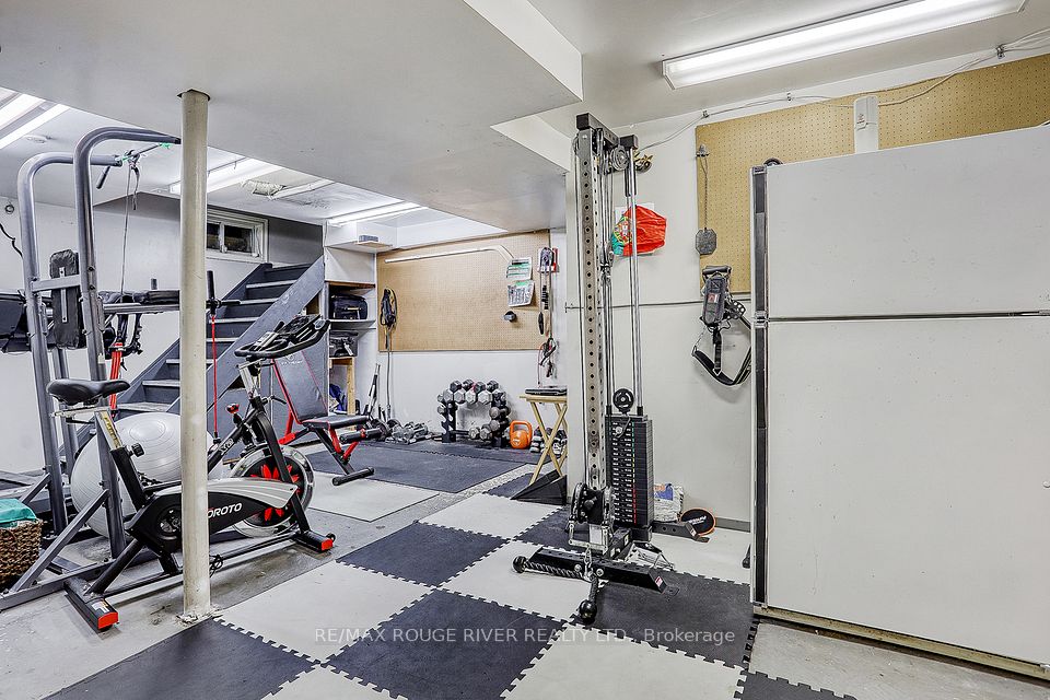 Home Gym With Stairs Upto Separate Entrance.