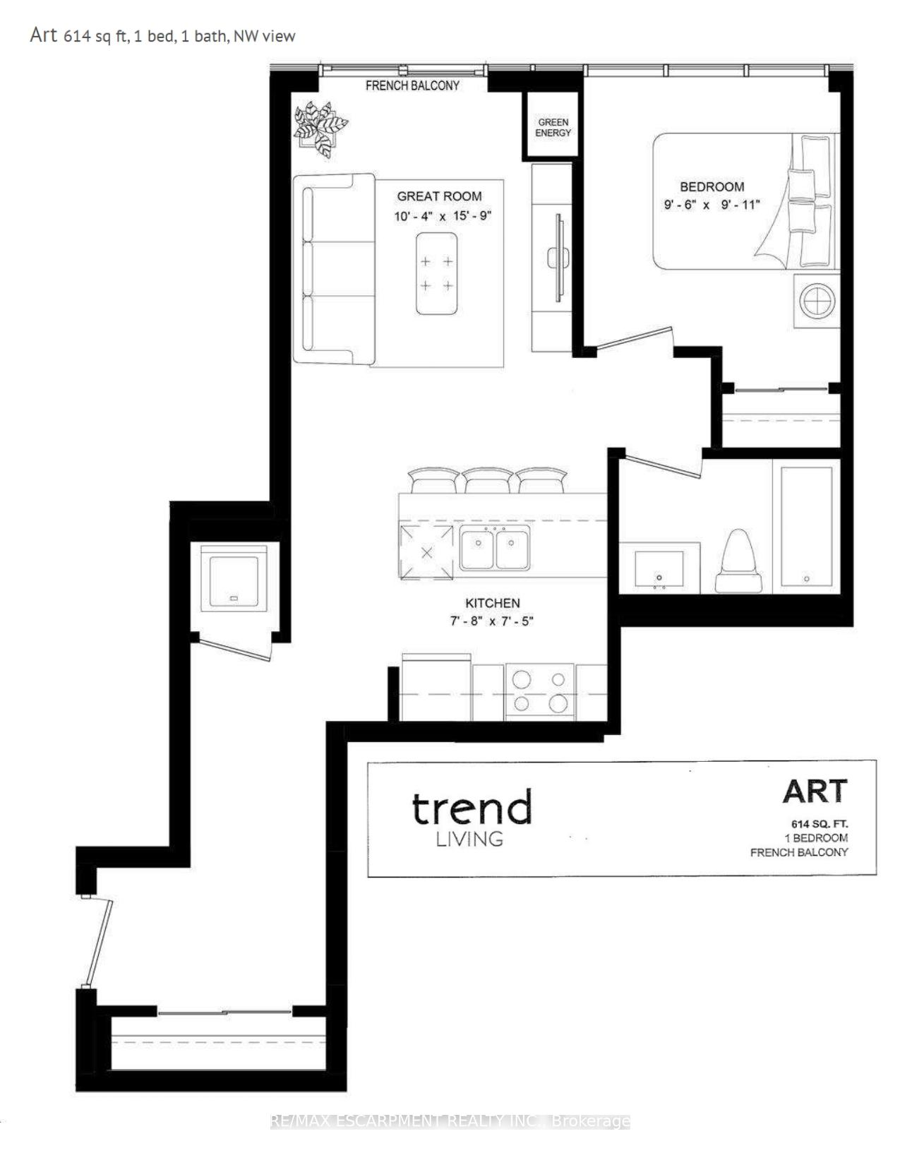 1 Bedroom Condo at 470 Dundas, Hamilton For sale