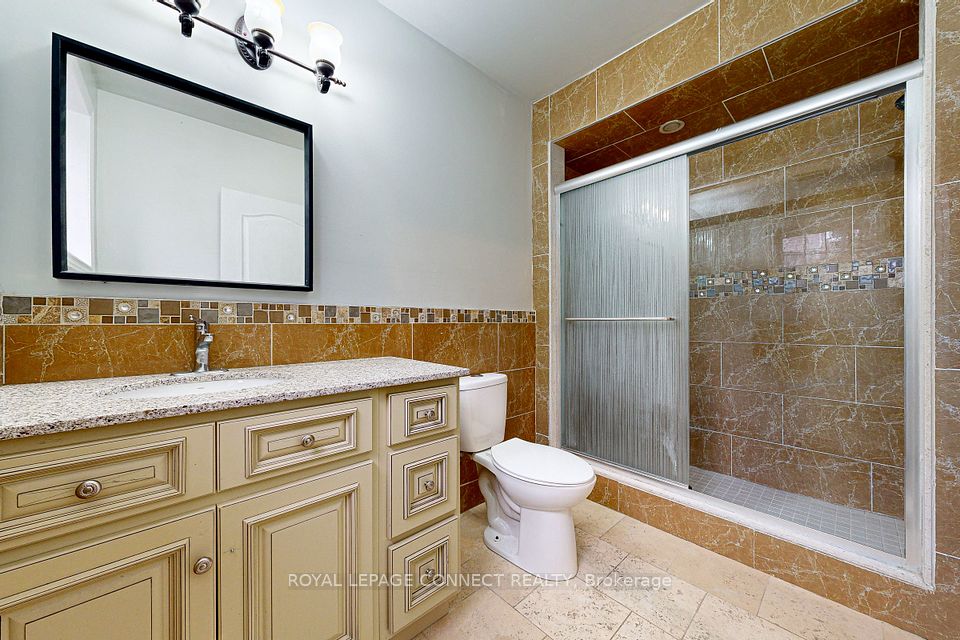 ensuite bath in basement