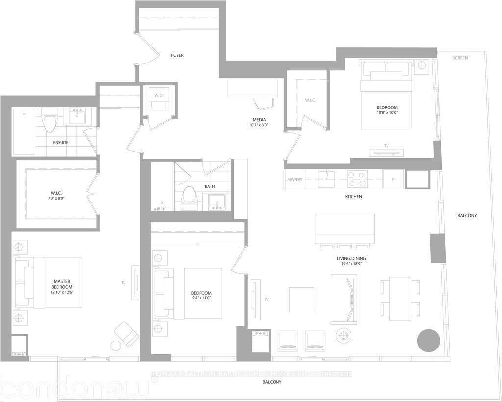 3 Bedrooms Condo at 115 Blue Jays, Toronto For sale