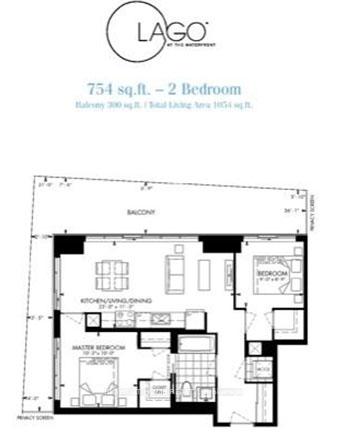 2 Bedrooms Condo at 56 Annie Craig, Toronto For sale