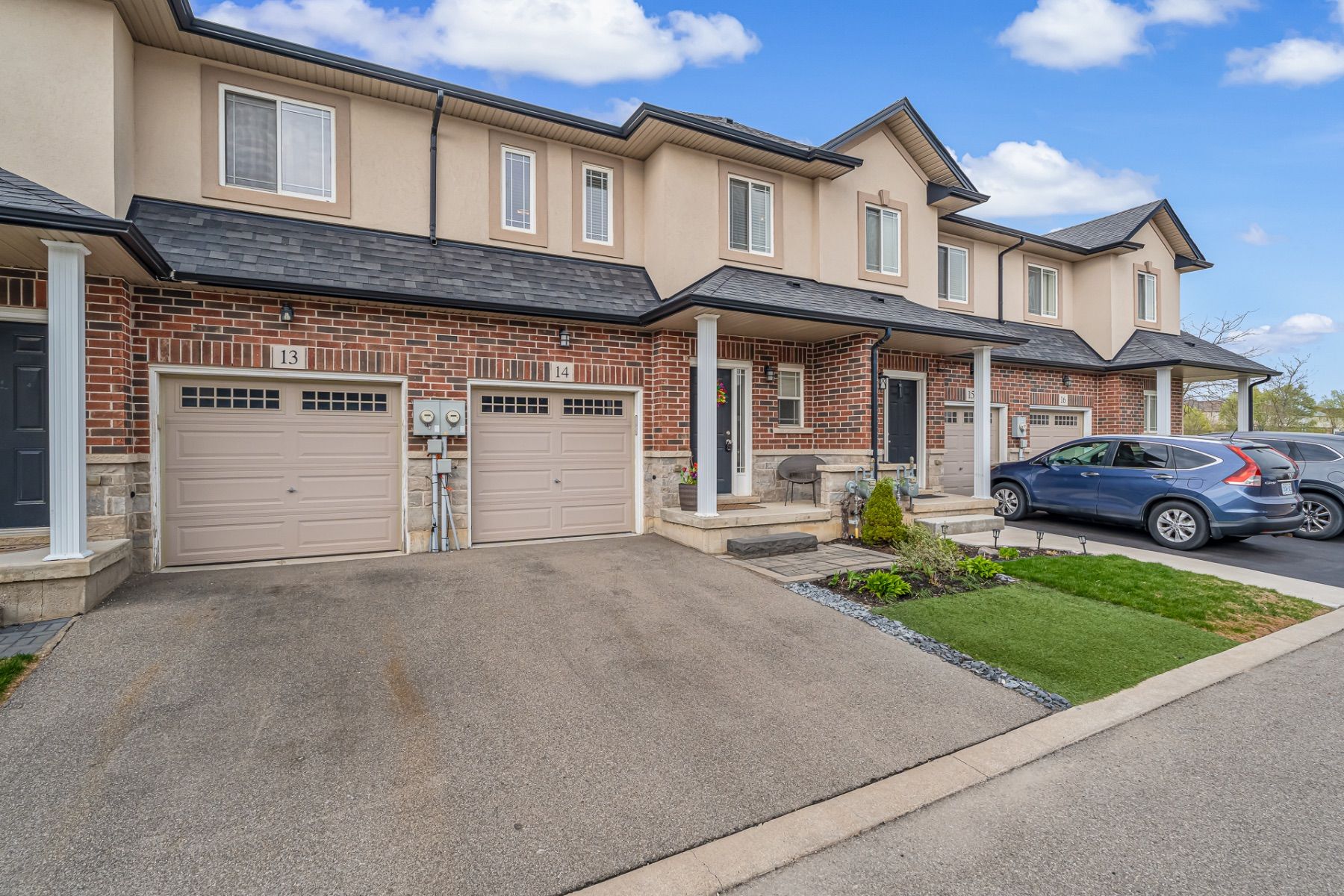 9 Hampton Brook Way 14 Hamilton, Ontario Welcome to this beautiful 3-bedroom, 2.5-bathroom freehold townhome in the desirable and growing community of Mount Hope. Ideally located just minutes from Hamilton International Airport, schools, parks, shopping, and highway access, this home offers the perfect mix of comfort, style, and convenience. With 9-ft ceilings, the bright, open-concept main floor features a beautiful kitchen with stainless steel appliances, flowing seamlessly into the dining and living areasgreat for entertaining or everyday living. As you head upstairs, youll find a cozy reading nook or home office areaperfect for remote work or quiet study time. The spacious primary suite includes a generous sized closet and private 4-pc ensuite, and there are two additional well-sized bedrooms and a full bath ideal for families or professionals. Step outside to your private backyard oasis, complete with a beautiful 2-tiered deck and pergolaideal for summer gatherings, relaxing evenings, or outdoor dining. Additional features include inside entry from the garage, a Nest thermostat, August Home Smart Lock, low-maintenance yard, and ample visitor's parking, offering stress-free living in a prime location.