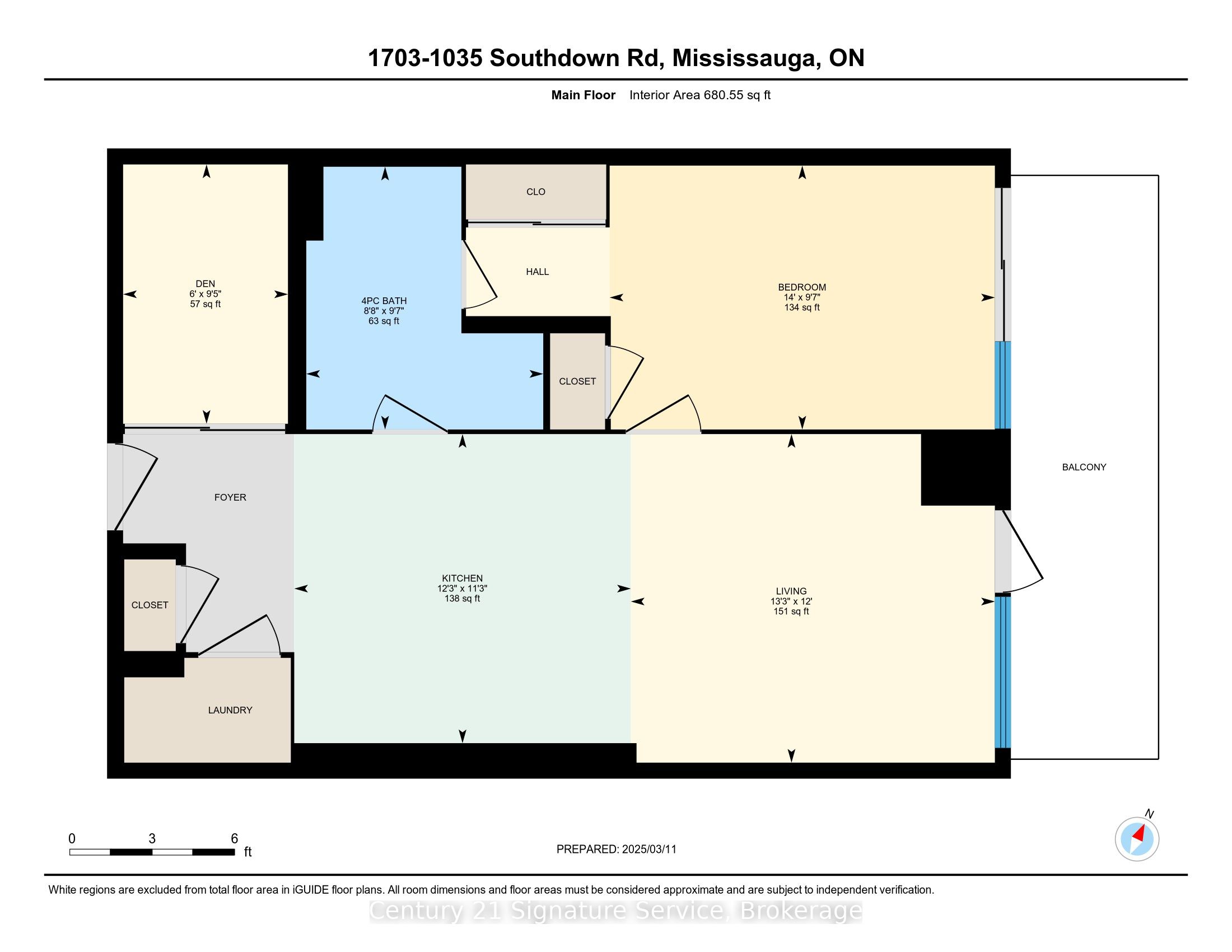#1703 - 1035 Southdown Road, Mississauga, ON L5J 0A2