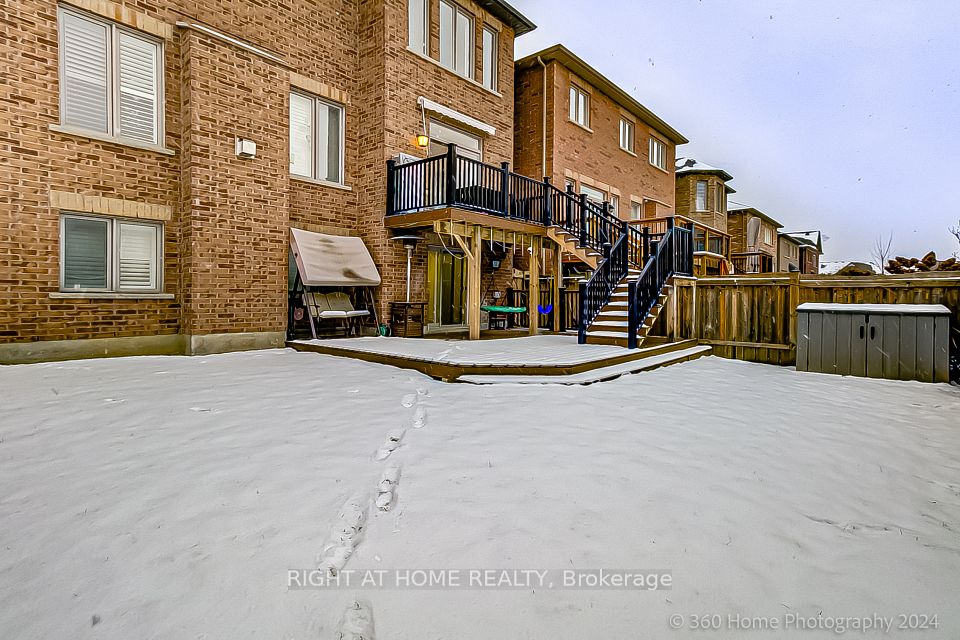 backyard with deck