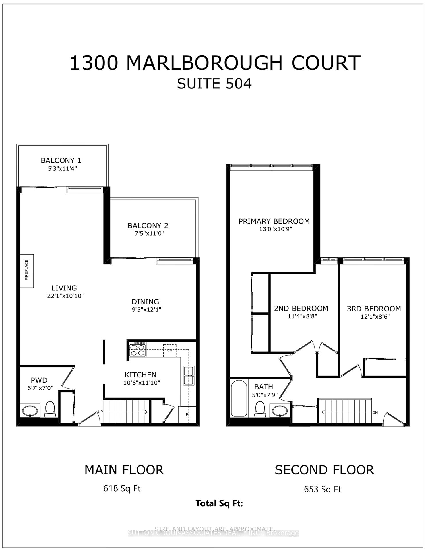 3 Bedrooms Condo at 1300 Marlborough, Oakville For sale