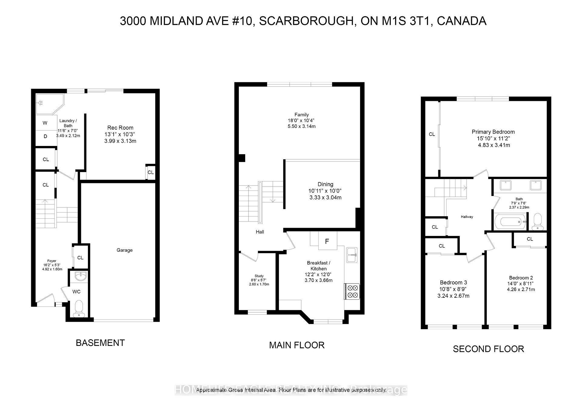 4 Bedrooms Condo at 3000 Midland, Toronto For sale