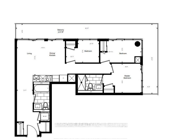 3 Bedrooms Condo at 70 Princess, Toronto For sale