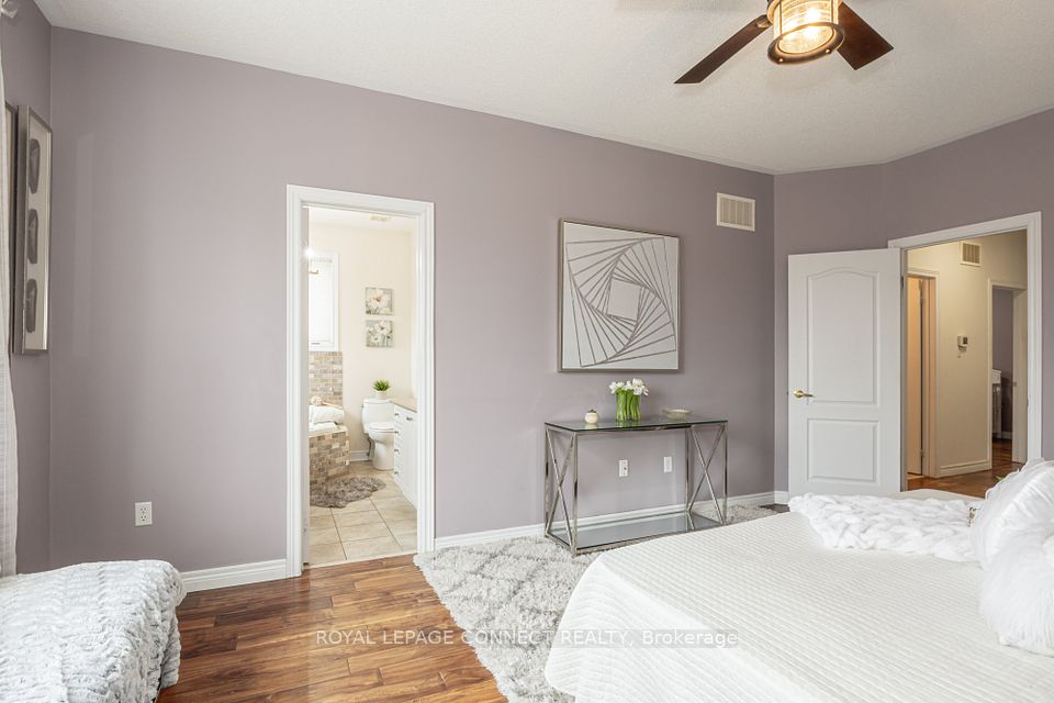 Hardwood flooring in all bedrooms.
