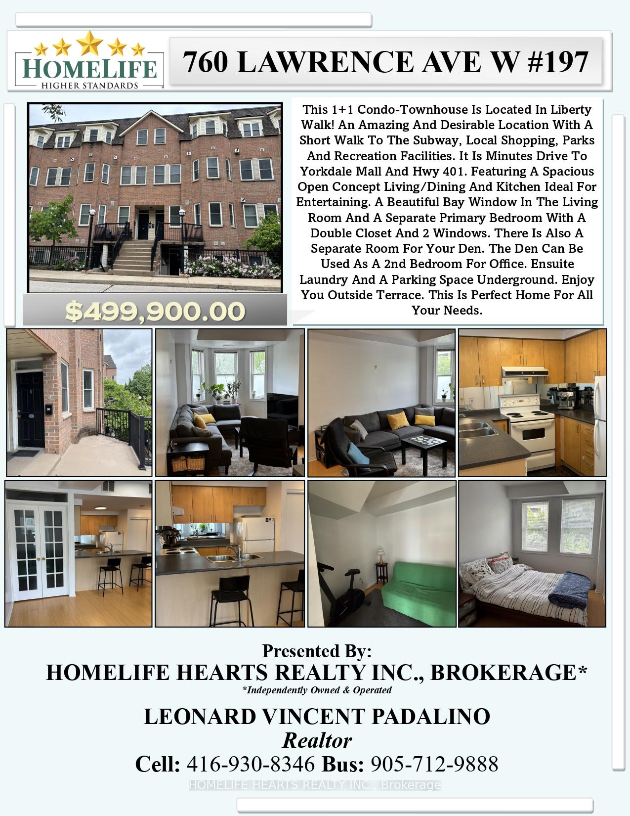 2 Bedrooms Condo at 760 Lawrence, Toronto For sale