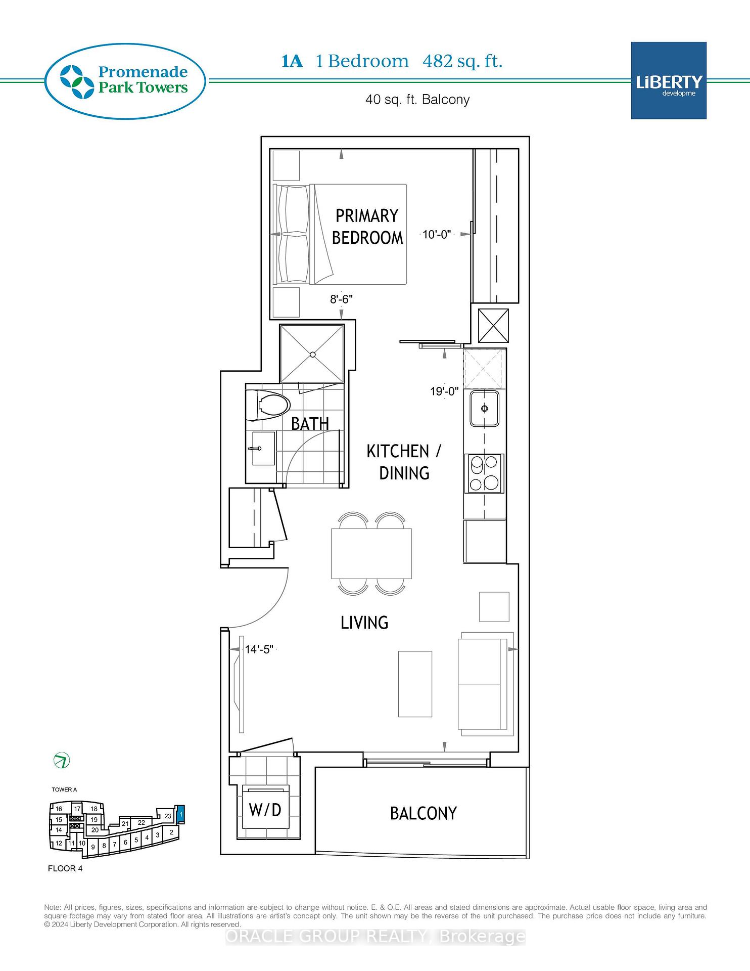 1 Bedroom Condo at 30 Upper Mall,  Vaughan For sale