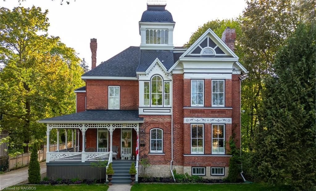 A commanding home with meticulous renovations and updates that maintained the original character