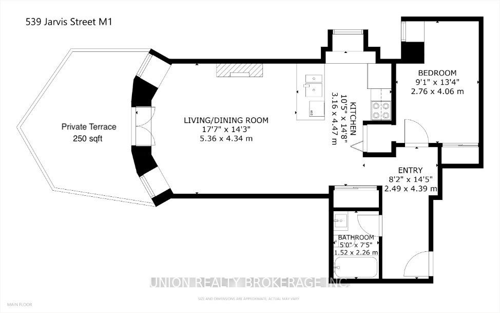 1 Bedroom Condo at 539 Jarvis,  Toronto For sale