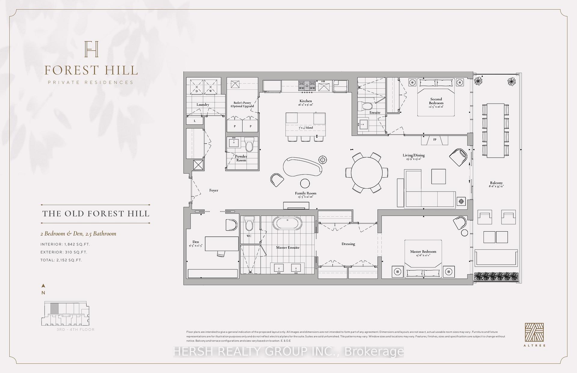 3 Bedrooms Condo at 2 Forest Hill, Toronto For sale