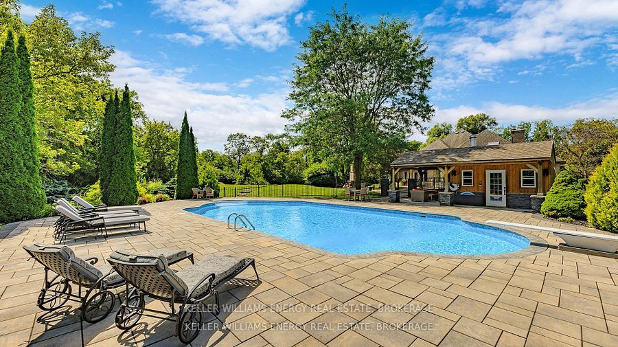 Massive Pool and Cabana Area