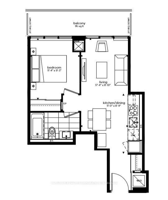 99 Broadway Avenue #1207 Nt, Toronto C10 Mount Pleasant West