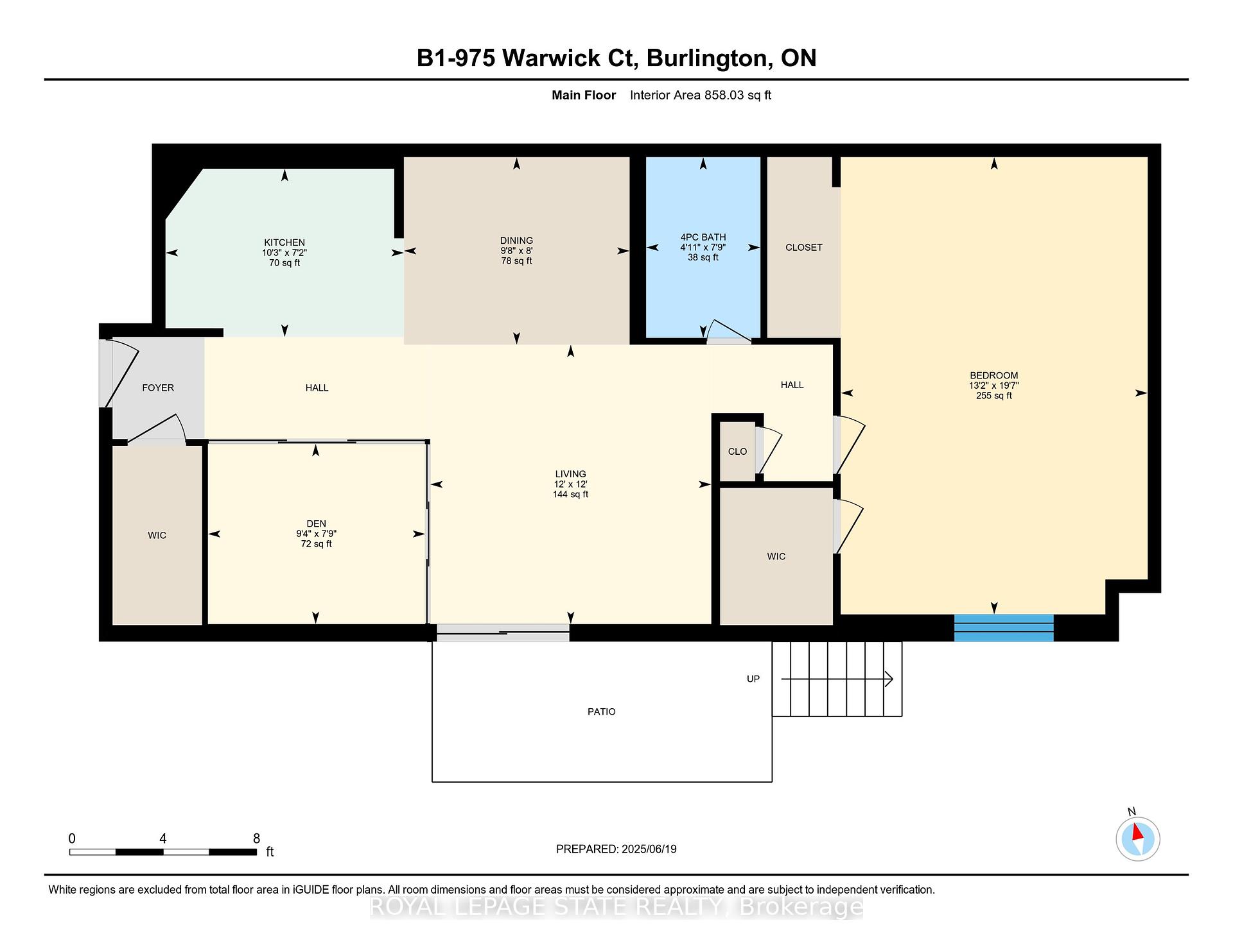 1 Bedroom Condo at 975 Warwick, Burlington For sale