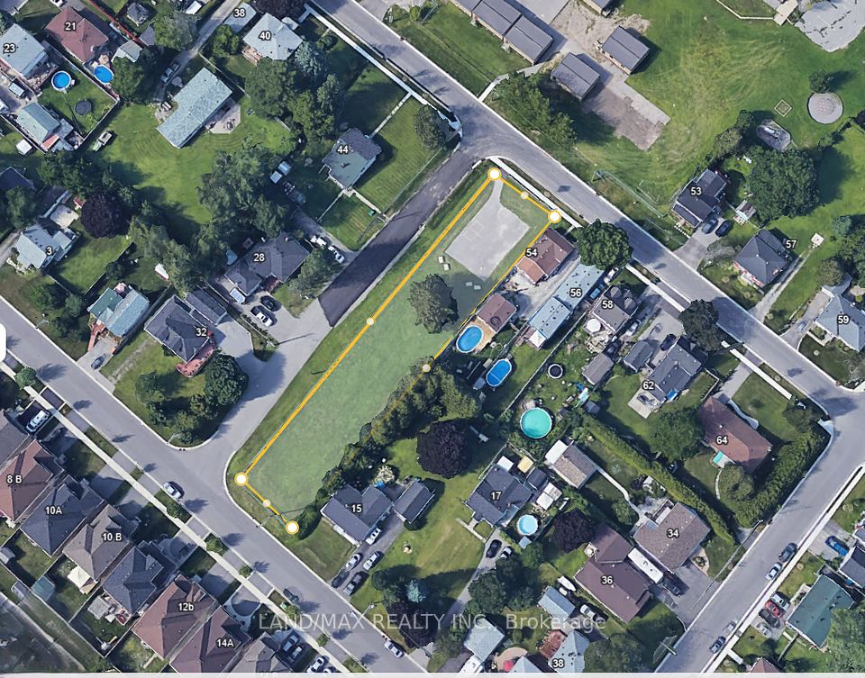 Aerial View of Vacant Property.
