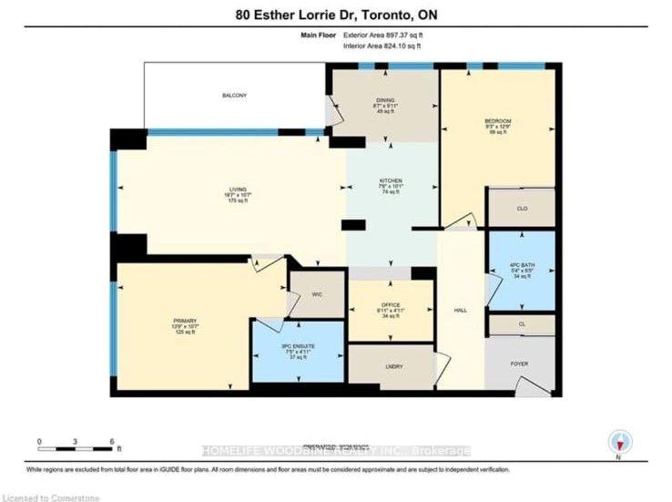3 Bedrooms Condo at 80 Esther Lorrie, Toronto For sale