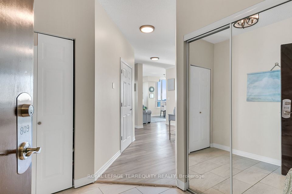 Entrance to Unit with Two Large Closets!