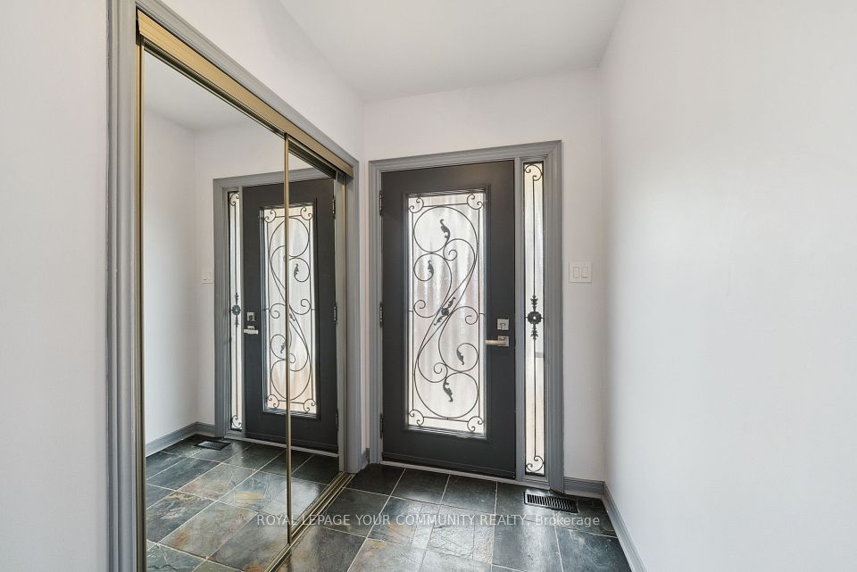 custom front door and side window