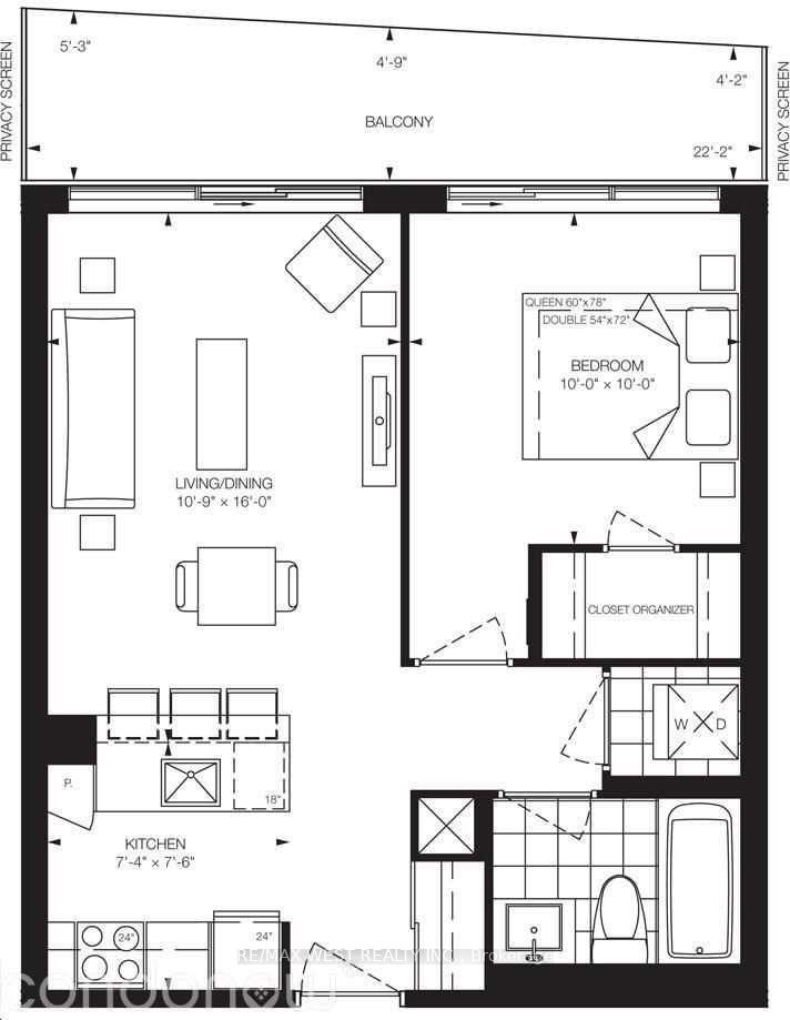 1 Bedroom Condo at 56 Annie Craig,  Toronto For sale