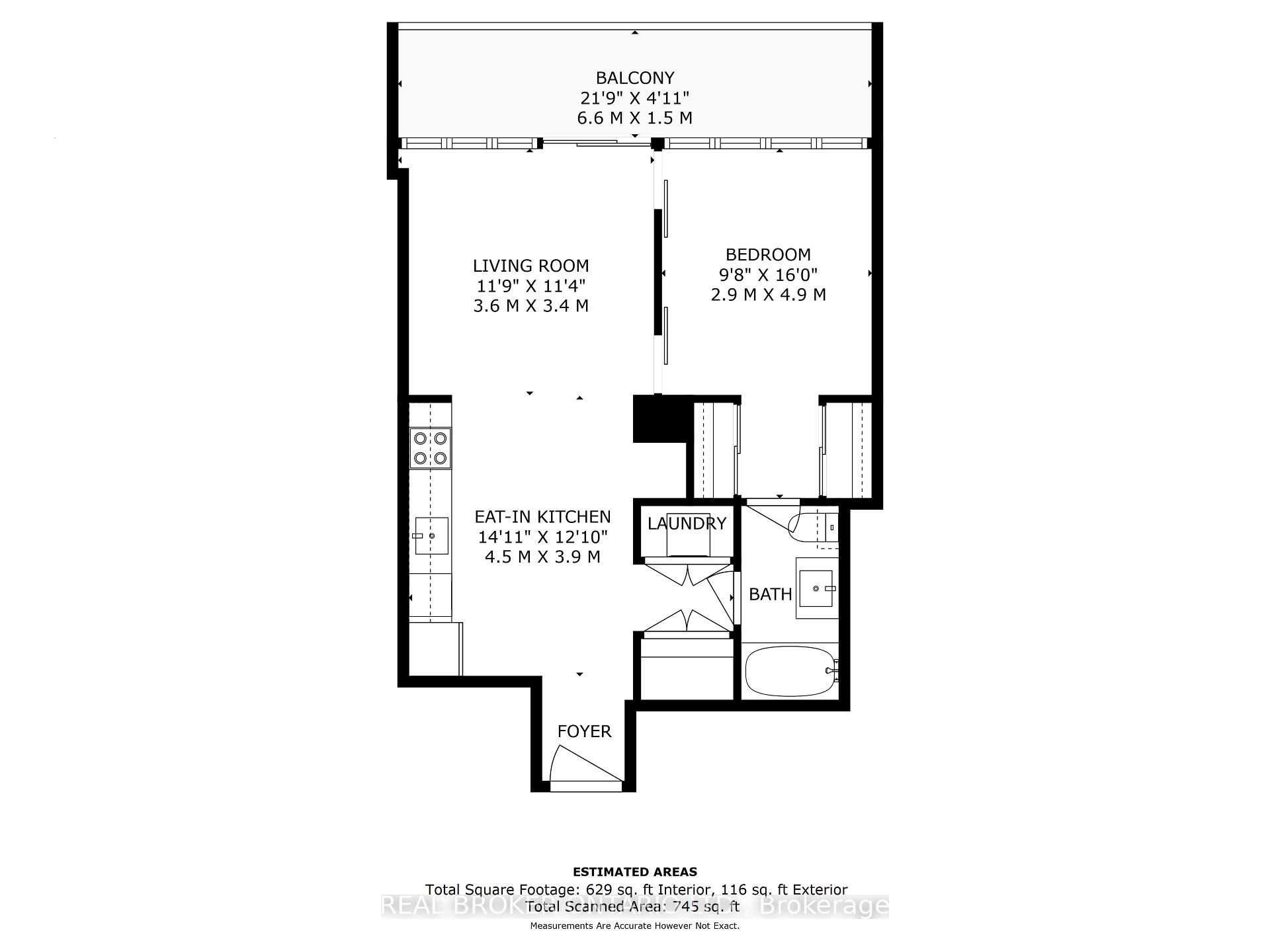 1 Bedroom Condo at 110 Charles, Toronto For sale
