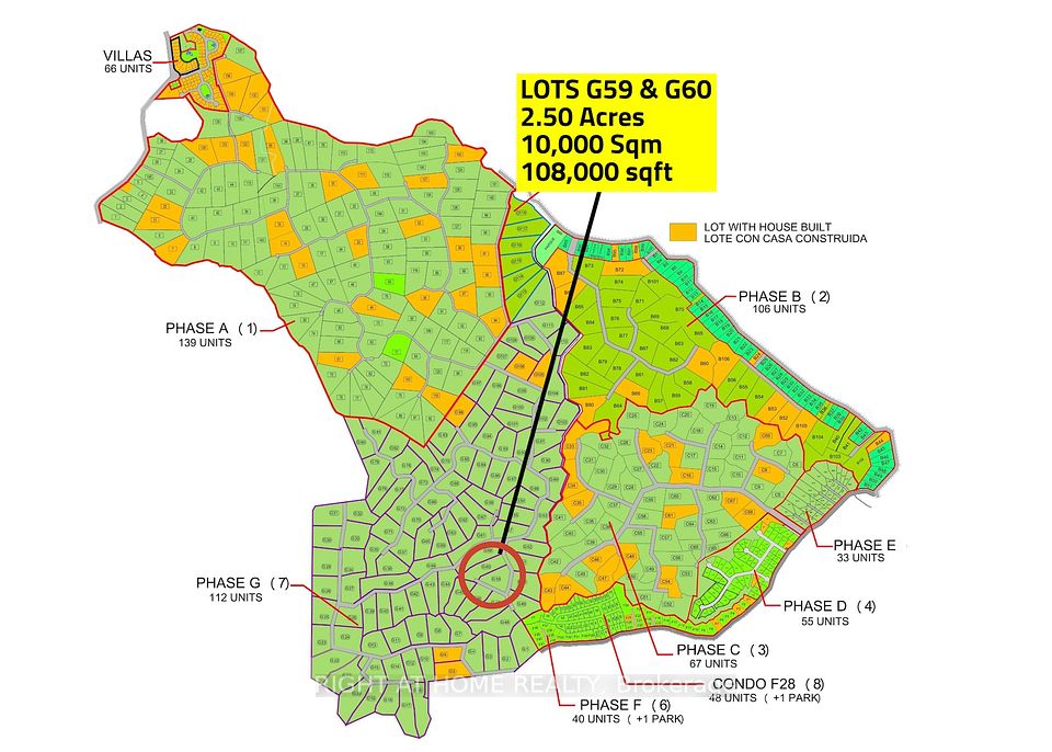 #G59 & G60 - 1 Playa Lagarto Road ; MLS ID: X12075463