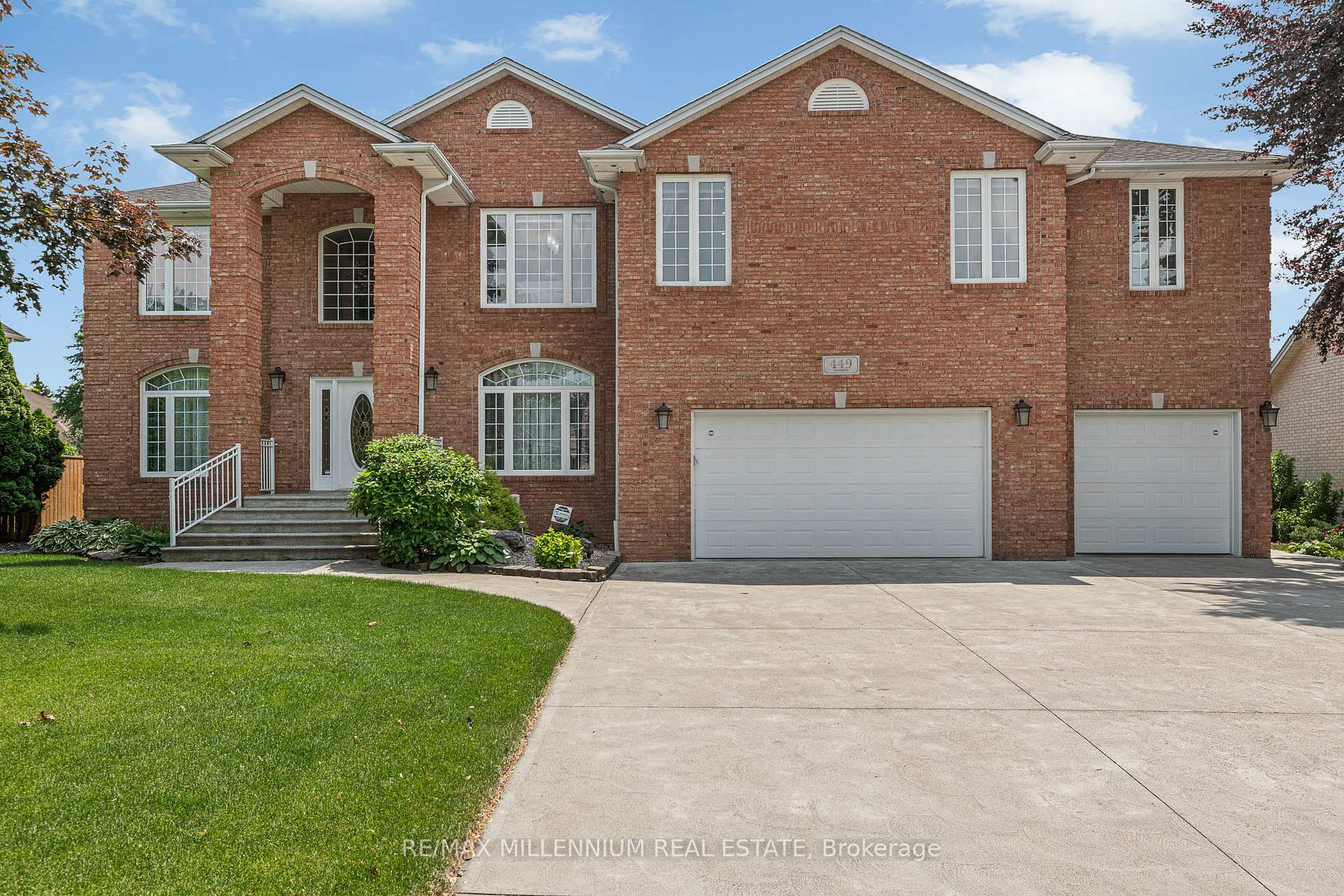 Welcome to 449 Chamber Dr, Lakeshore, ON Luxury Living with Endless Possibilities This stunning custom home located in the heart of Lakeshore, offering the perfect blend of elegance, functionality, and space. Situated on a beautiful lot, this approx. 4,200 sq. ft. home (plus 1,600 sq. ft. finished basement) has been fully renovated in 2020 and thoughtfully designed to accommodate multigenerational living, entertaining, and luxurious comfort.Property Highlights:5 spacious bedrooms & 3.5 bathrooms on the main and upper floors Separate entrance to a fully finished basement featuring 1 bedrooms, 1 bathroom, kitchen, and full living space perfect for extended family or rental potential 653 sq. ft. pool house complete with its own laundry, full bathroom, and outdoor kitchen ideal for entertaining or guest accommodations Gourmet kitchen with modern finishes, premium appliances, and large dining area 3-car garage + 9-car driveway ample space for all your vehicles, toys, or guests Built in 1998 and fully modernized with stylish renovations throughout Spacious open-concept living spaces, high ceilings, and premium flooring Beautiful outdoor entertaining area surrounding the pool, making this a true private retreat Location:Nestled in a desirable neighbourhood in Lakeshore, you'll enjoy easy access to parks, schools, shopping, and major routes the perfect balance of tranquility and convenience.