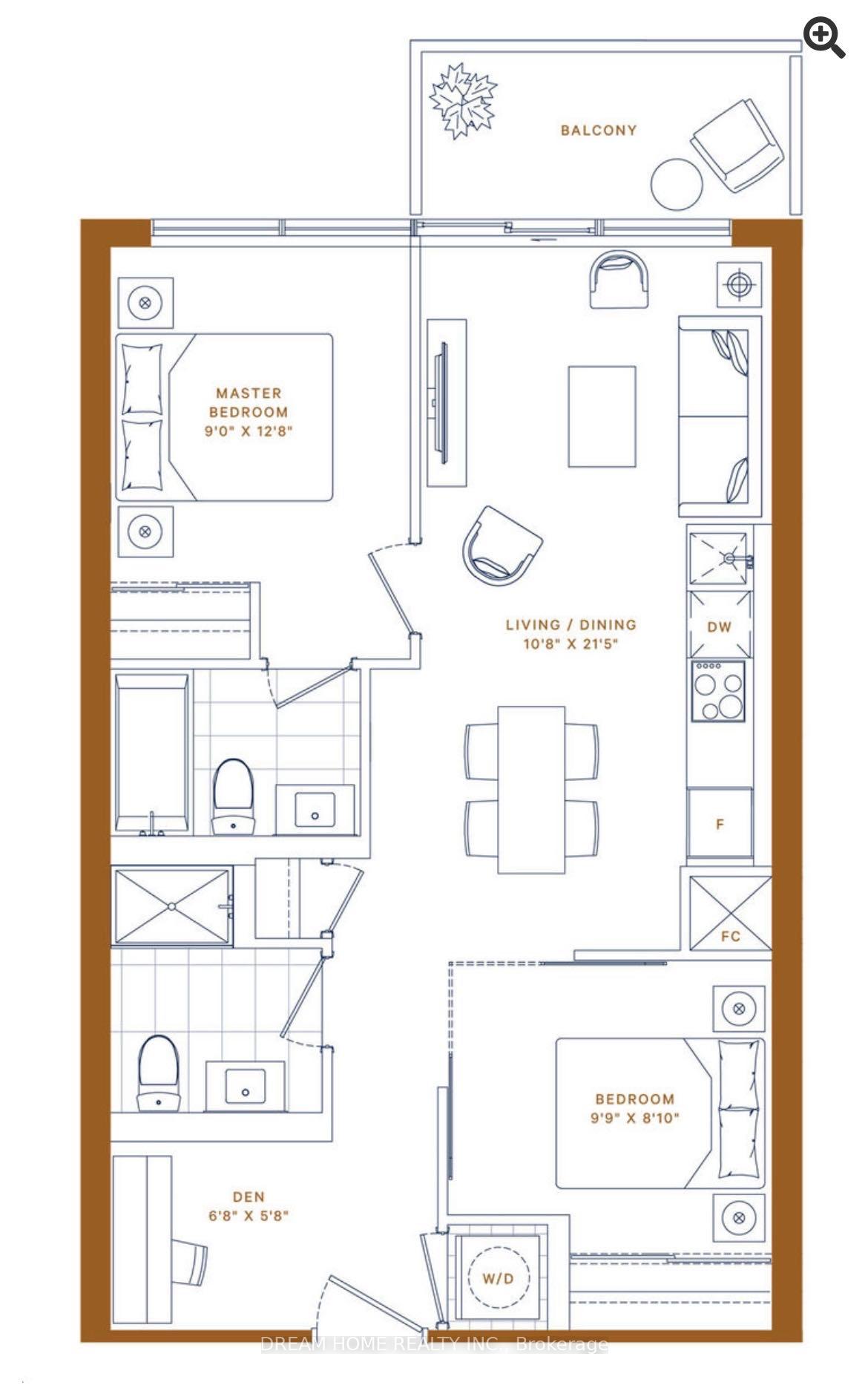 3 Bedrooms Condo at 117 Broadway, Toronto For sale