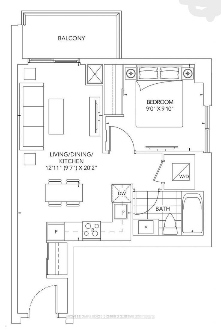1 Bedroom Condo at 10 Honeycrispy, Vaughan For sale