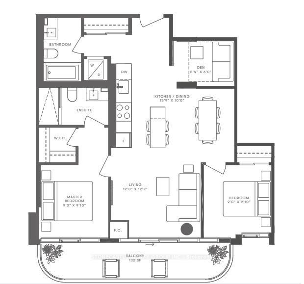 3 Bedrooms Condo at 220 Missinnihe, Mississauga For sale