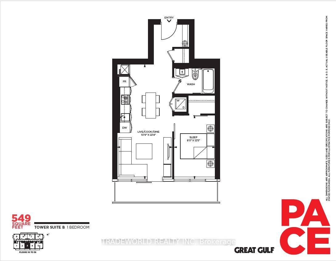 1 Bedroom Condo at 159 Dundas,  Toronto For sale