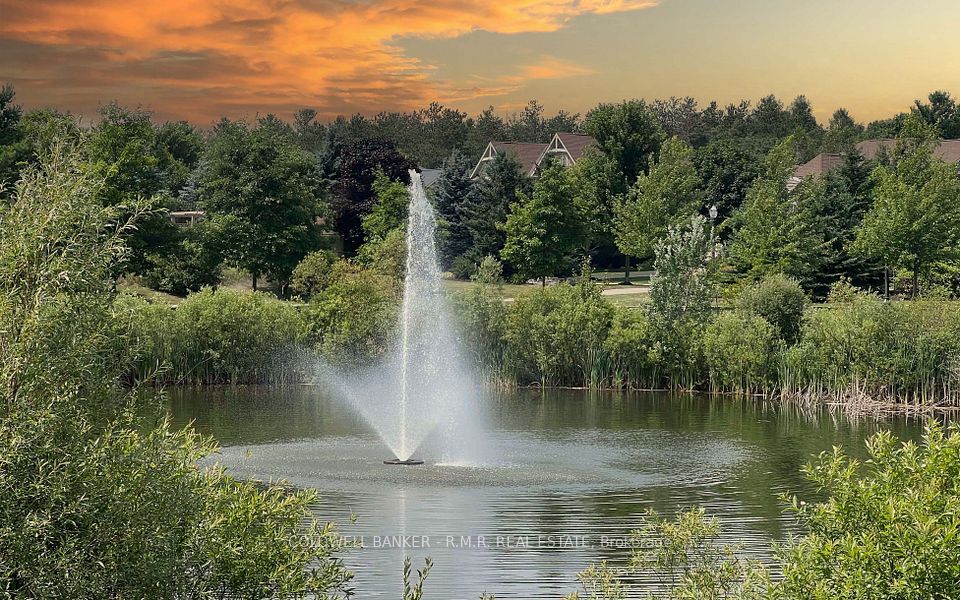 One of 2 Community Ponds with Fountain