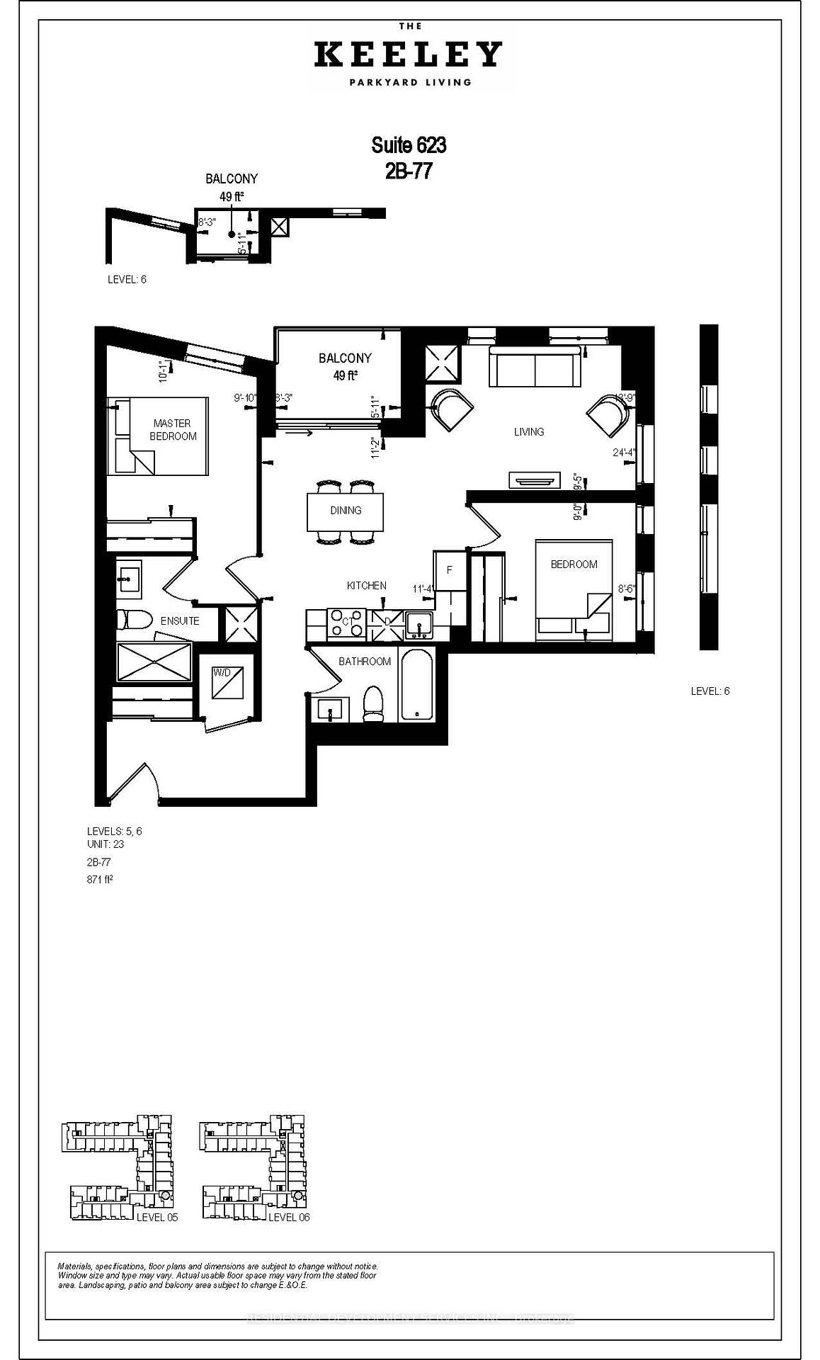 2 Bedrooms Condo at 3100 Keele, Toronto For sale