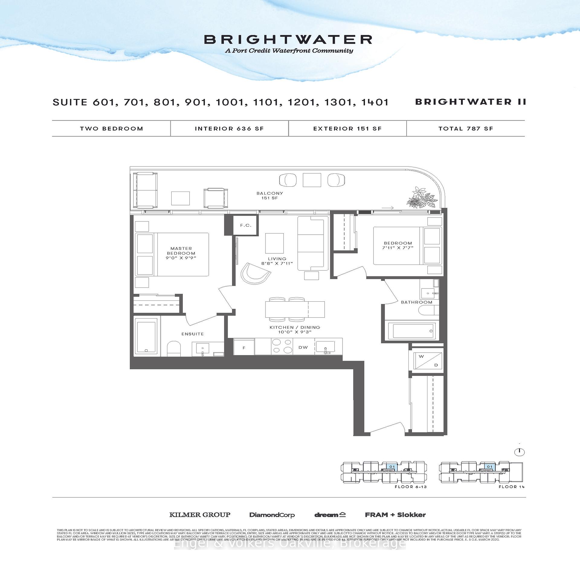 2 Bedrooms Condo at 220 Missinnihe, Mississauga For sale