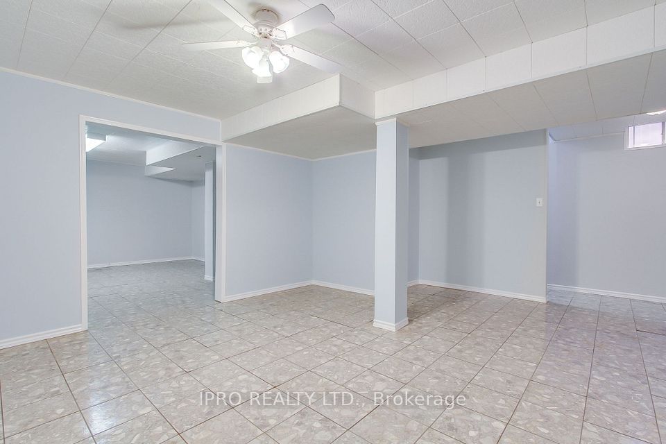 Recreational room basement